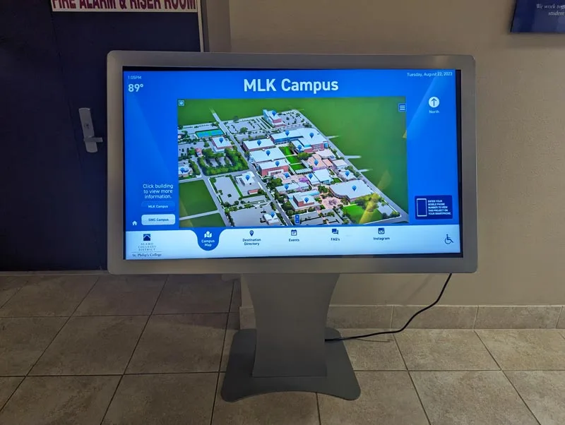 alamo colleges district interactive wayfinding map