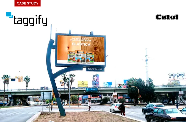 cetol's digital outdoor with taggify