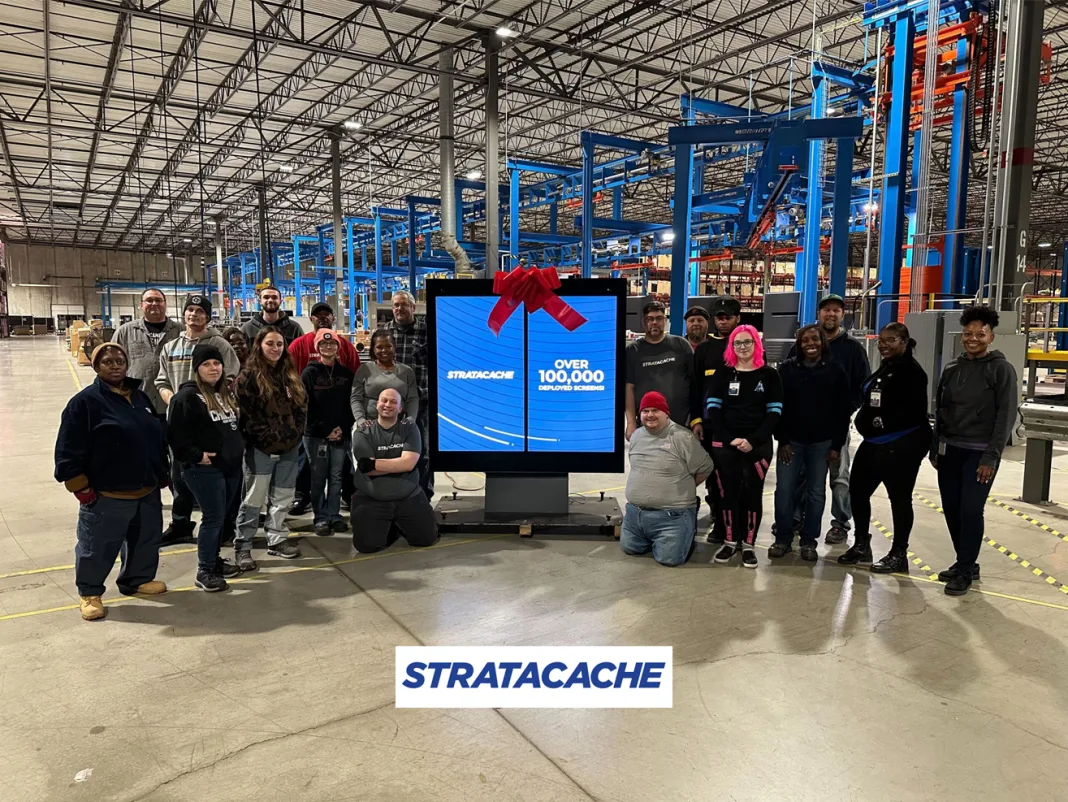 Stratacache Hits Milestone 100K Digital Drive-Thru Displays Worldwide stratacache hits milestone 100k digital drive thru displays worldwide