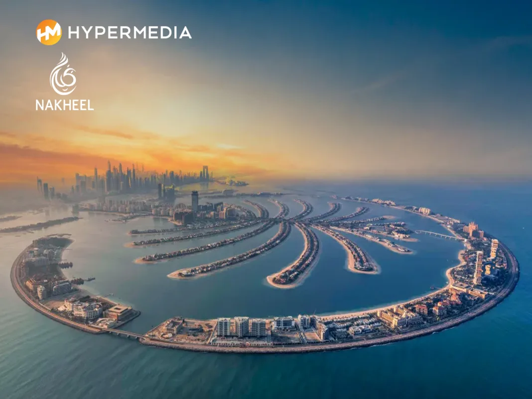 nakheel partners with hypermedia for a 10 year exclusive dooh advertising in dubai