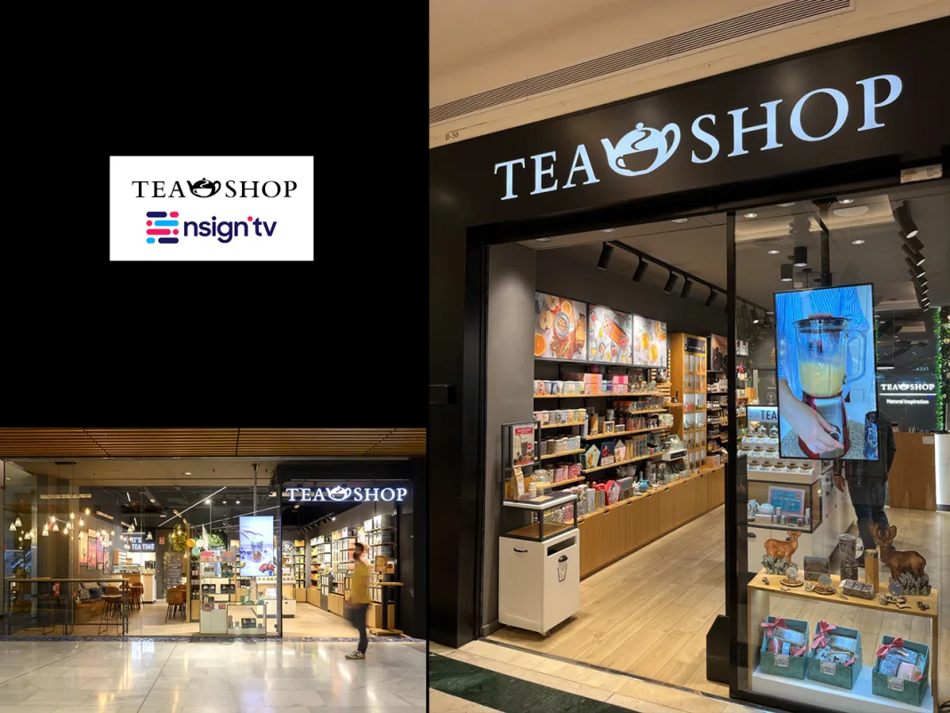 Tea Shop to Transform 100 Stores in Five Countries with nsign.tv Platform Tea Shop to Transform 100 Stores in Five Countries with nsign.tv Platform