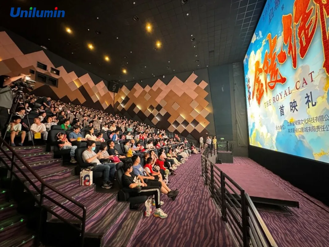 Unilumin Debuts World's First Acoustic Transparent Cinema LED Screen Unilumin Debuts World's First Acoustic Transparent Cinema LED Screen