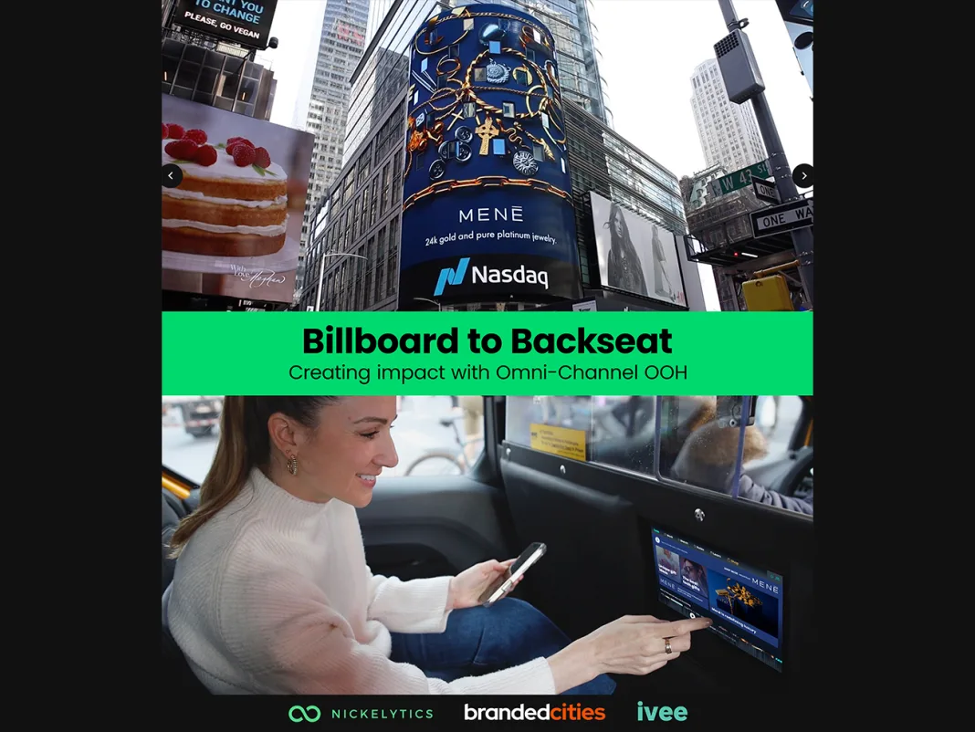 Nickelytics Branded Cities Ivee Transform DTC OOH Ads Nickelytics, Branded Cities, Ivee Transform DTC OOH Ads